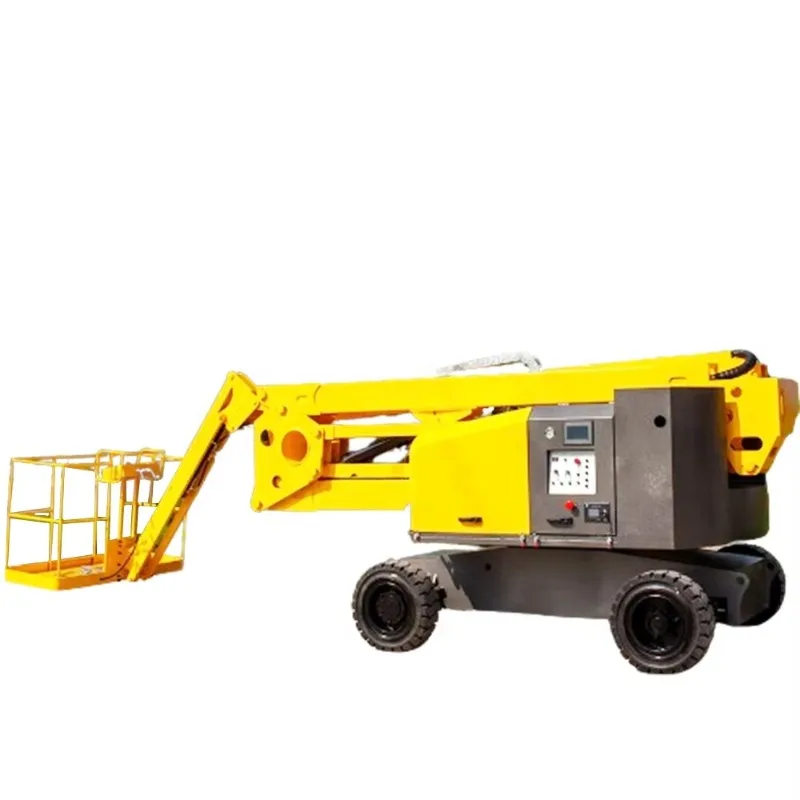 Customize 22m Working Height Elevator Diesel Engine Construction Lifter Man Lift 12V Battery Control Crank Lift