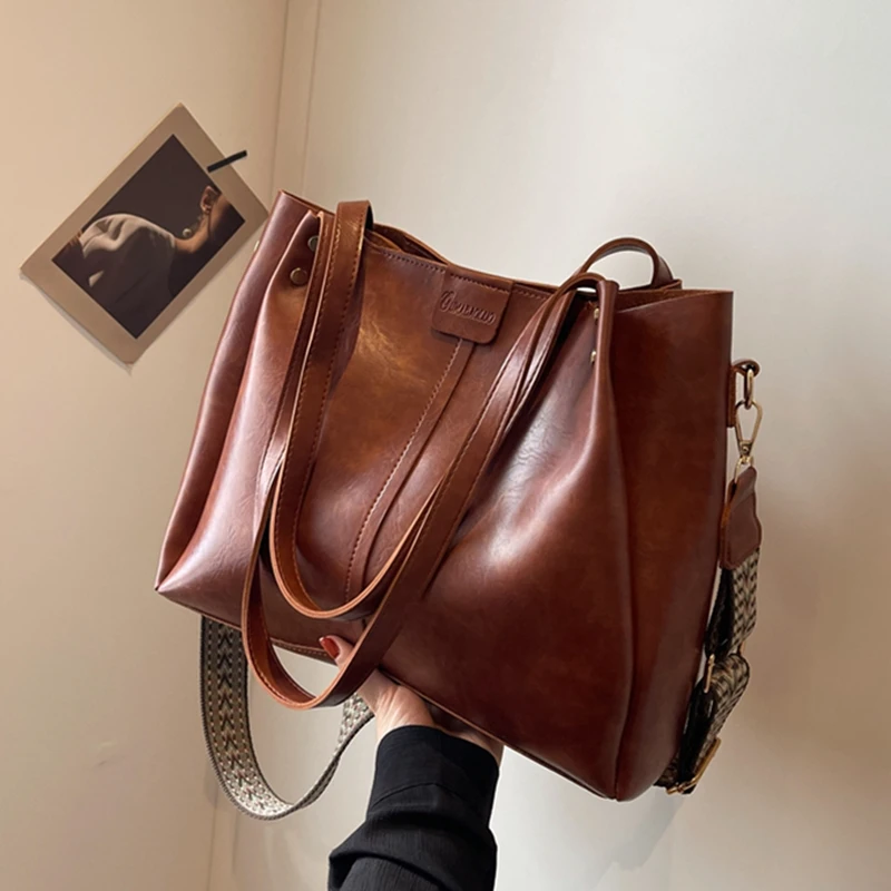 Female Hobo Handbag Large Capacity Shoulder Bags Big Stylsih Tote Bag Ladies Soft Leather Hobos Messenger Bags Women Shopper Bag