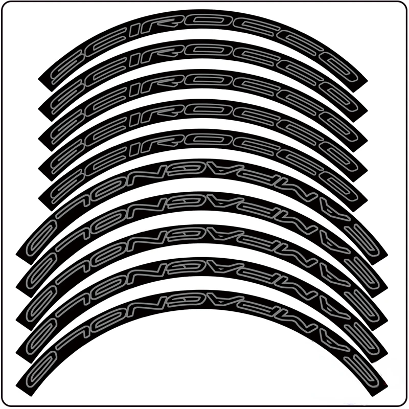 Mountainbike Aufkleber breite 20mm Road Fahrrad Rad Aufkleber MTB Rim Decals 24 26 