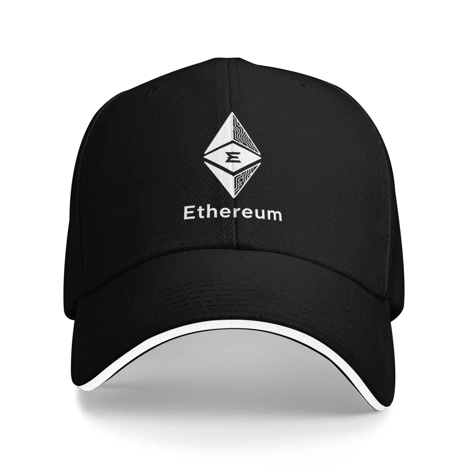 Ethereum imprimé casquette de Baseball unisexe réglable Sandwich chapeau Vintage en plein air été voyage soleil Snapback casquette de Baseball chapeau Web3 Fans