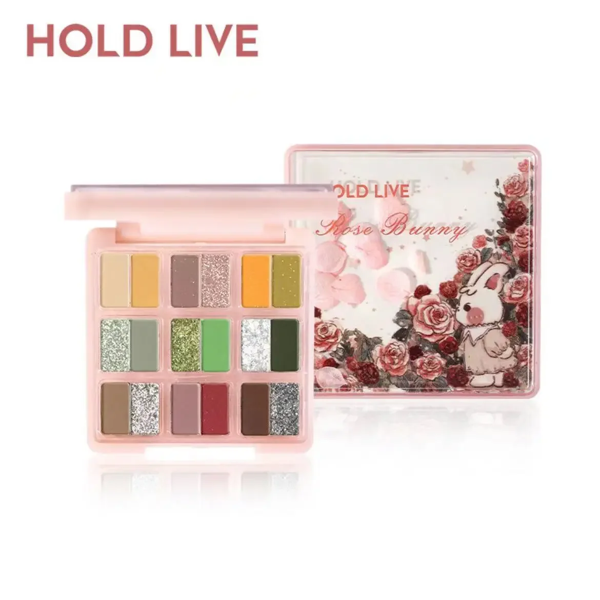 HOLDLIVE-sombra de ojos de larga duración, 18 colores, brillo, mate, cosméticos