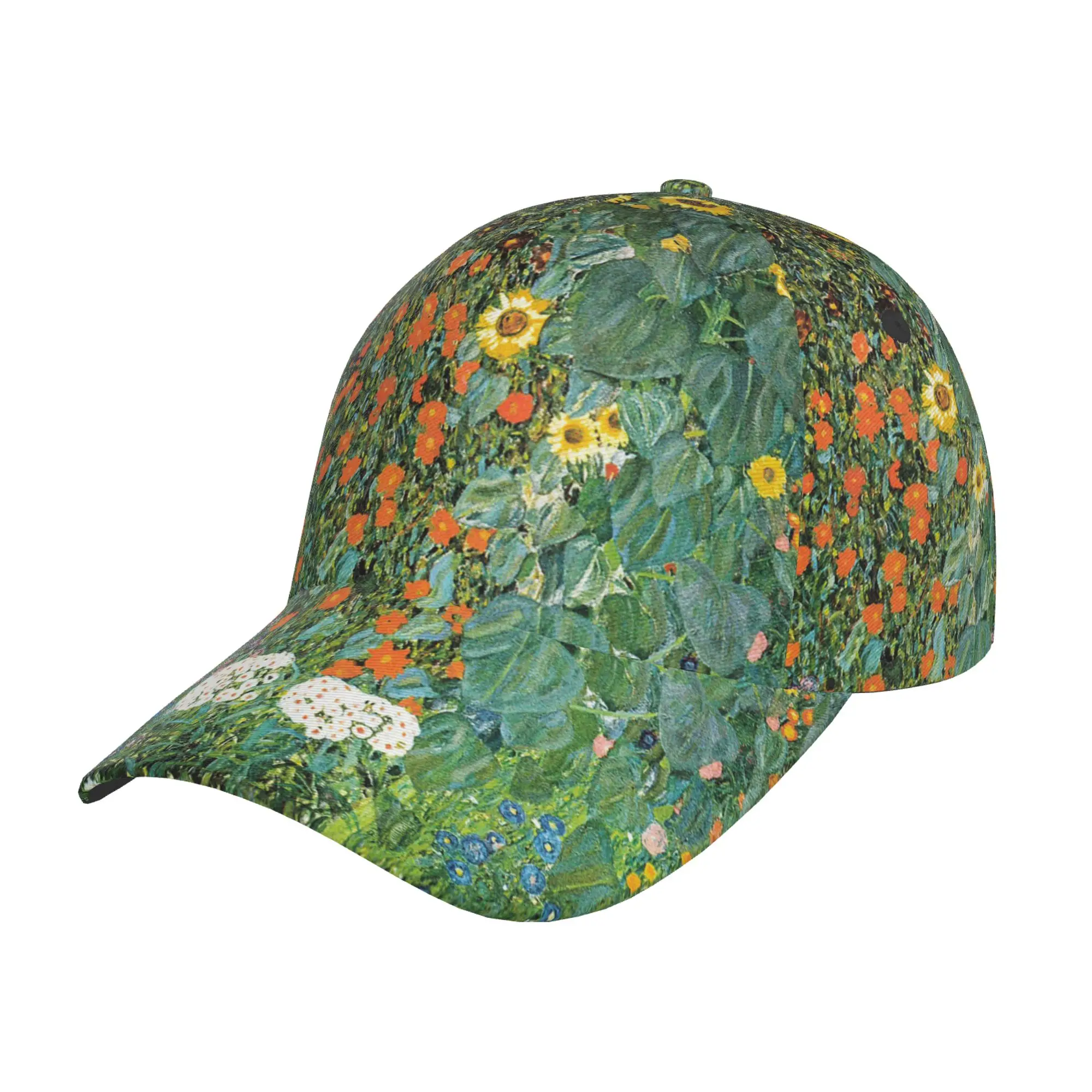 

Monet Floral Painting Baseball Cap Print Men Women Boys Girls Fashion Adjustable Dad Hat for Sports Travel One Size