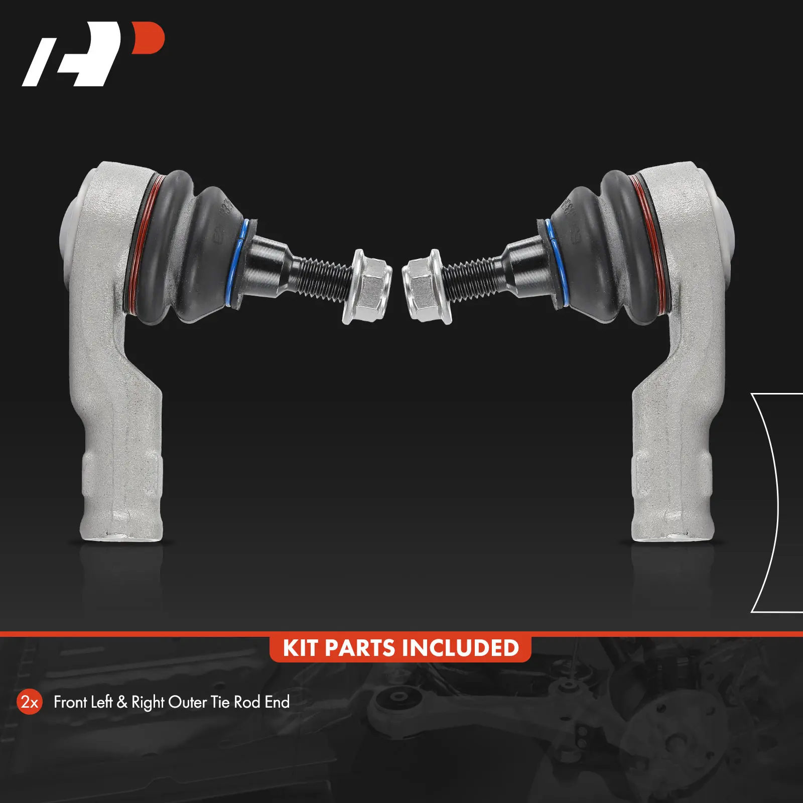 A-Premium 2x Front Left & Right Outer Tie Rod Ends for Land Rover LR3 2005-2009