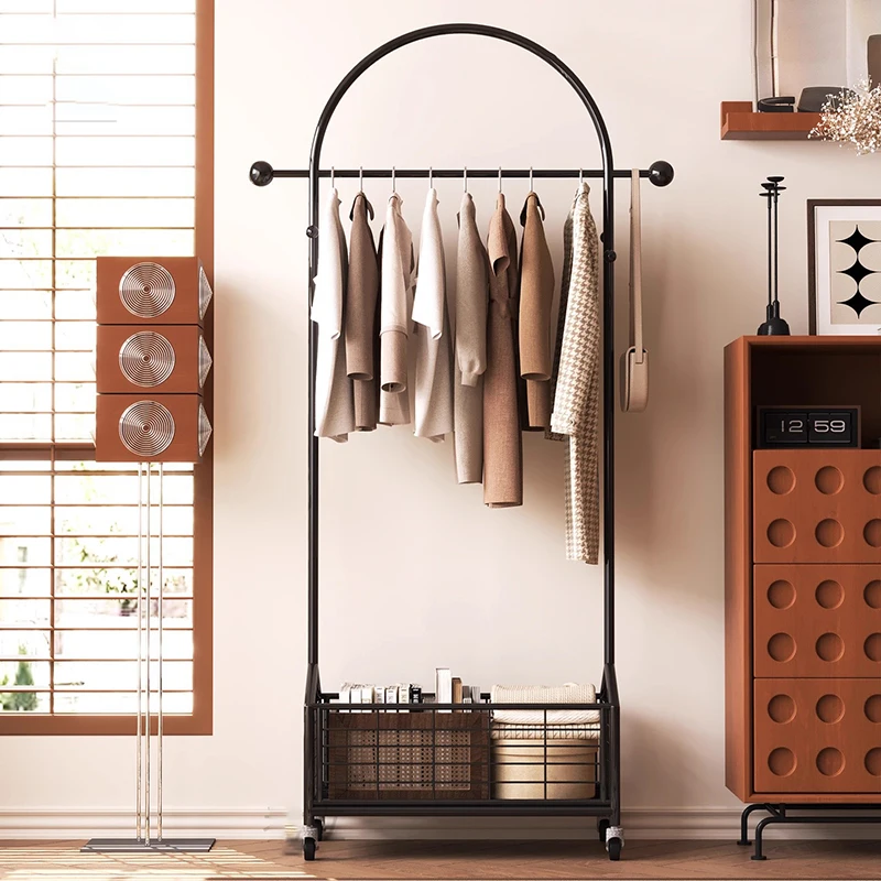 

Stand Wooden Hanging Coat Rack Bedroom With Wheels For Clothes Coat Rack Entrance Hall Multi Perchero De Ropa Interior Furniture