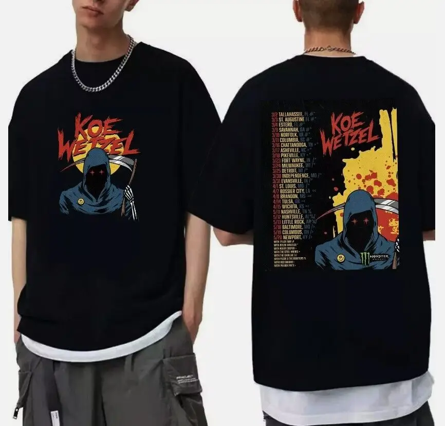 New Koe Wetzel Music Tour 2023 Unisex T-shirt Gift For Fan All Size