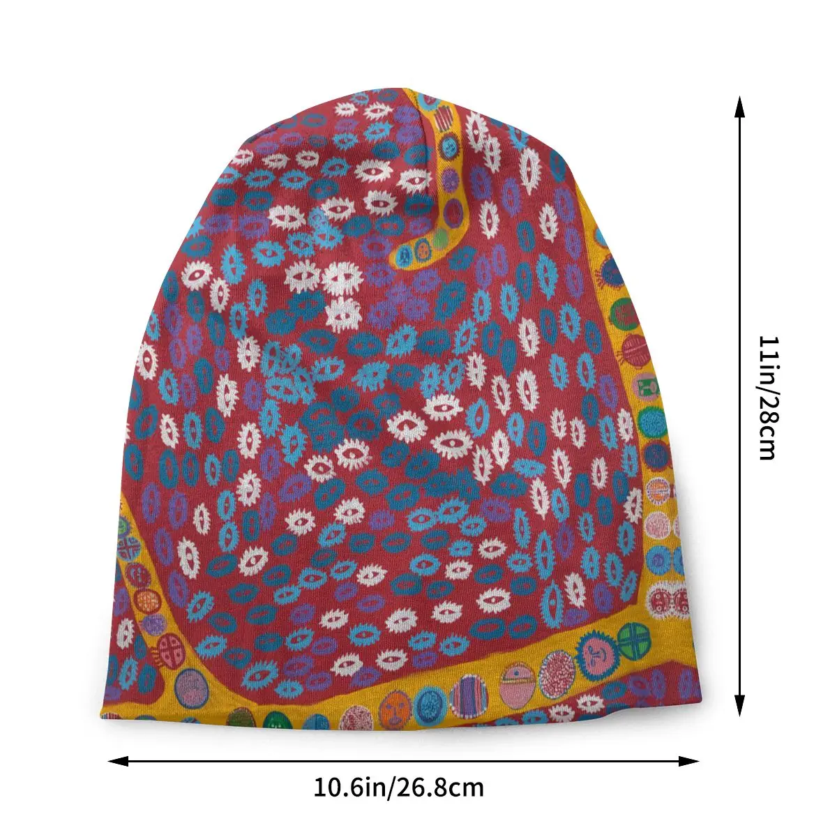 Yayoi Kusama Artwork Bonnet Femme Cool Knitting Hat For Women Men Autumn Winter Warm Beanies Caps