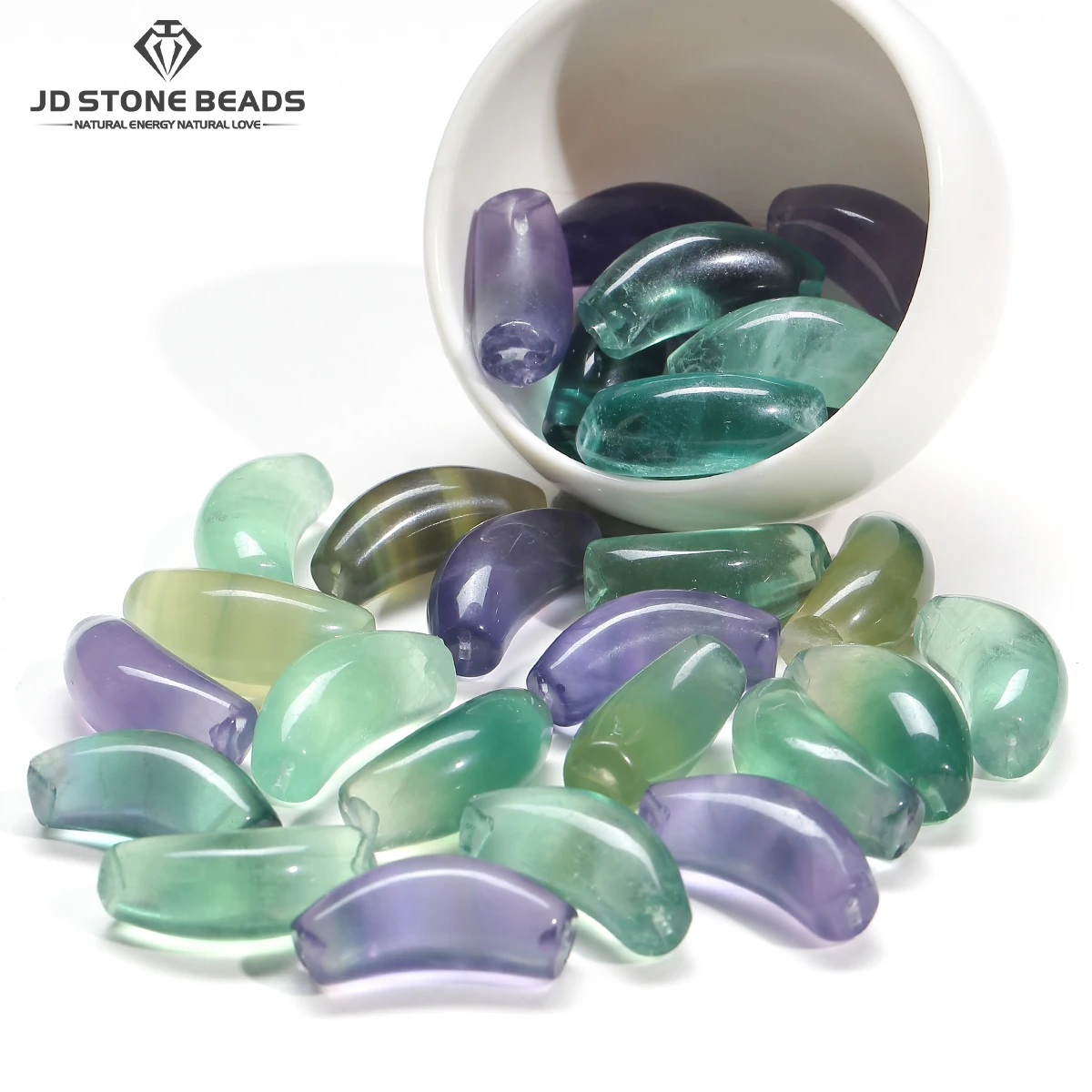 Cuentas de fluorita morada nat - Crimp Bead Tube reseña y precio