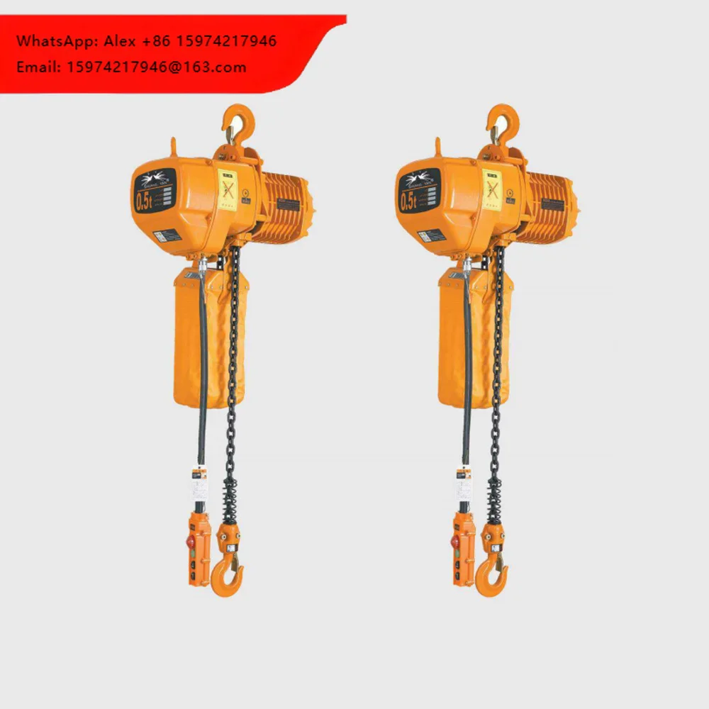 Compact Design 3Ton 5Ton 10Ton 50TON Electric Chain Hoist For Heavy Material Lifting 3 Phase Motorized Trolley