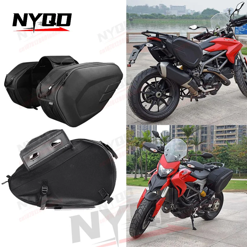 Universal Motorcycle Waterproof Racing Race Helmet Travel Bags Suitcase Saddlebags Back Seat Bag For BMW YAMAHA Honda