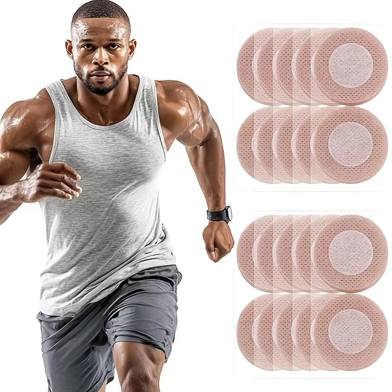 Men's Nipple Patches: Special Anti-Sweat And Anti-Friction Patches Invisible Comfortable For Running Everyday Wear Men Cover image 2