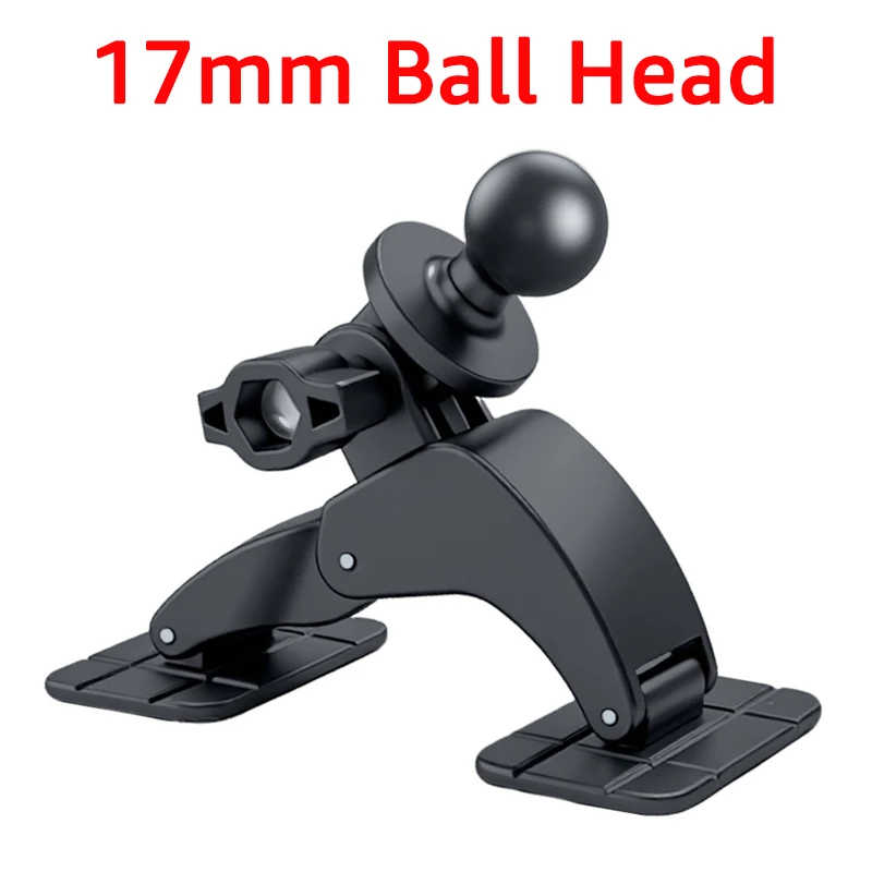 Auto-Armaturenbrett-Halterung mit 17mm Kugelkopf und Klebepads, Auto-Handyhalterung, GPS-Halterung, Zubehör, 360° drehbar ° Drehbar – Detail 7