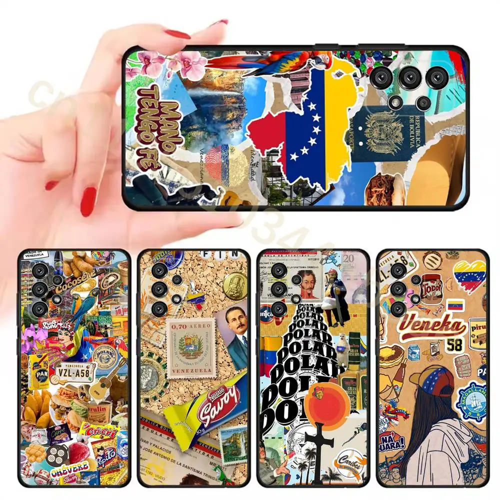 

Venezuela esthetic Art Phone Case For Samsung Galaxy A13,21s,22,31,32,52,53,71,80,A91 Soft Black Cover