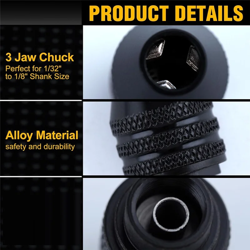 AC88-15PCS Drill Chuck Collet Set Rotary Collet Nuts Set 0.5-3.2Mm Shank Replacement 4486 Rotary Tool Change Chuck Accessory