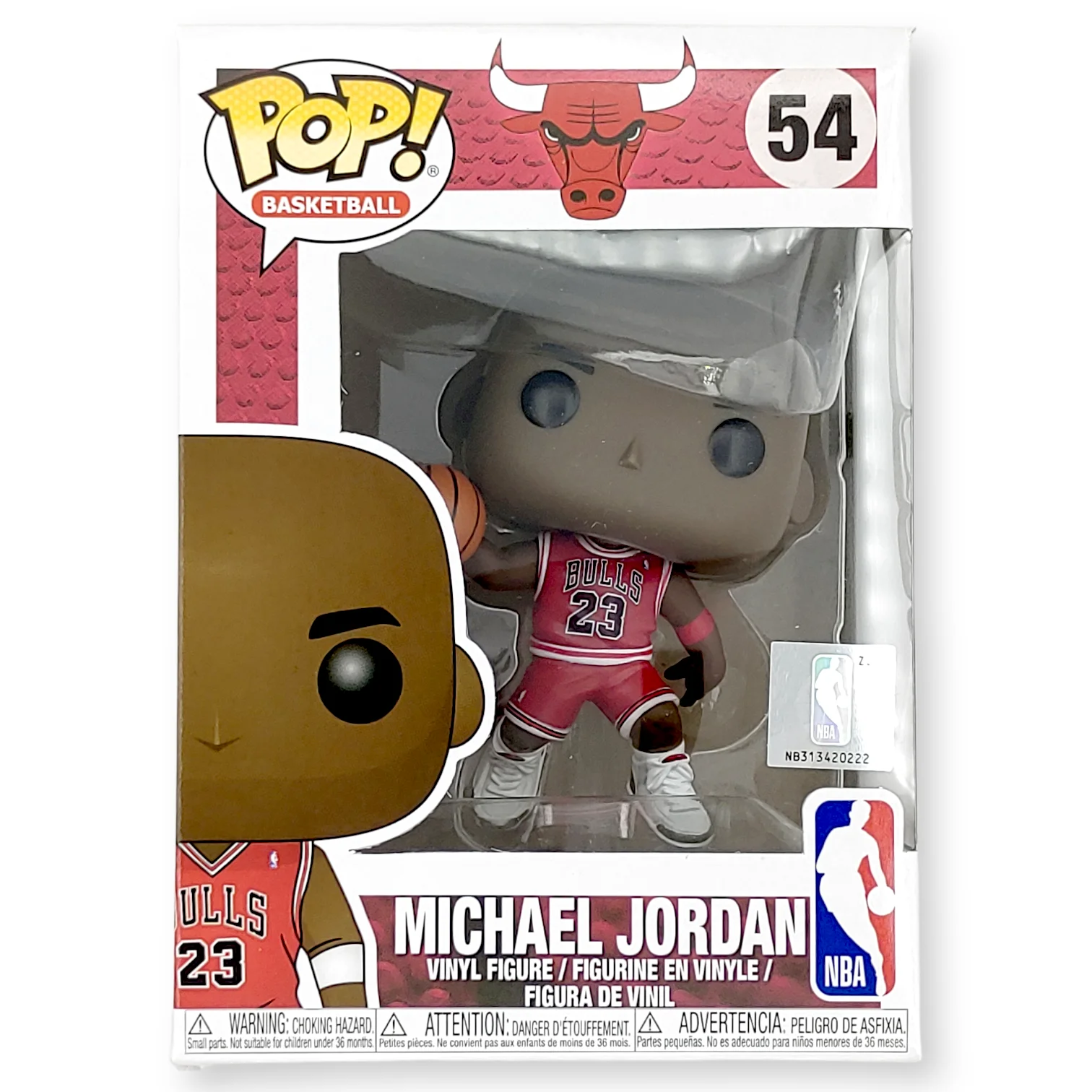 NBA Chicago Bulls Michael Jordan Vinyl Figure #126 #93 #54 Funko Pop Official Licensed Limited Edition Statue Gift for NBA Fans view 3