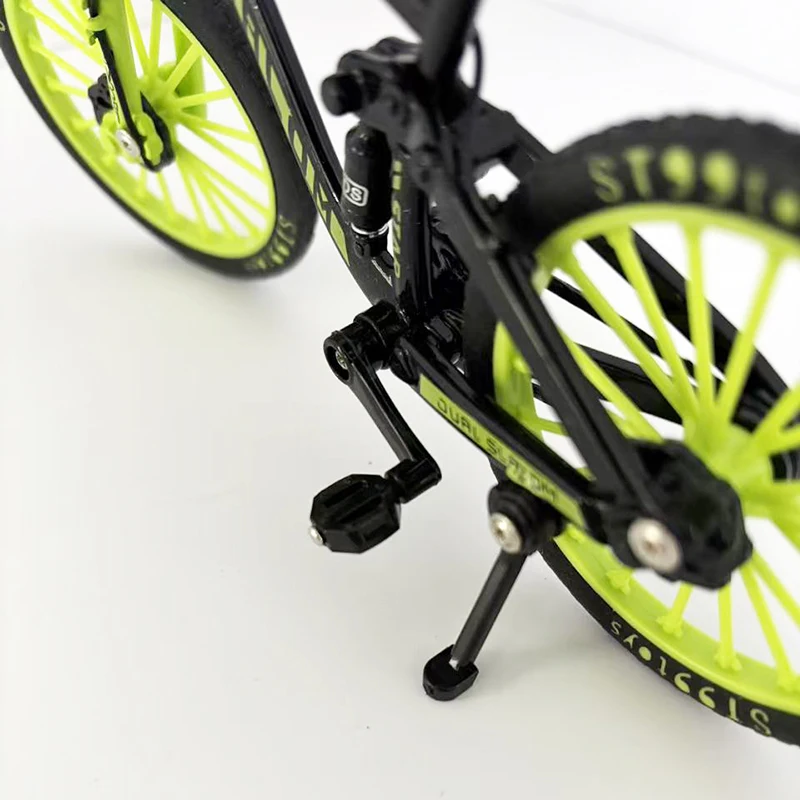 1:8 Model Alloy Bicycle Diecast Finger Mountain Metal Body Bikes Mini Toy Bicycles