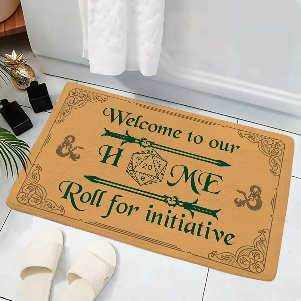 Fashion Doormats Welcome To Our Home Roll for Initiative Welcome Mats Flannel Indoor Door Mat Rugs Home Decor