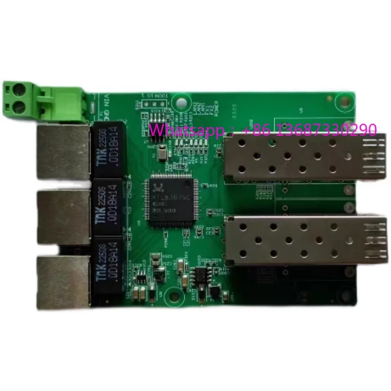 

Mining gigabit 2 optical 3 electrical transceiver bare board
