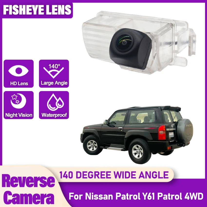 Car Starlight Night Vision Rear View Camera For Nissan Patrol Y61 Patrol 4WD Car Backup Camera License Plate Camera high quality