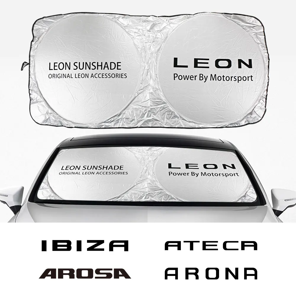 For Seat Arosa Exeo Ibiza Toledo Tarraco Alhambra Cordoba Ateca Leon Altea Arona Mii Car Windshield Sunshade Auto Accessories