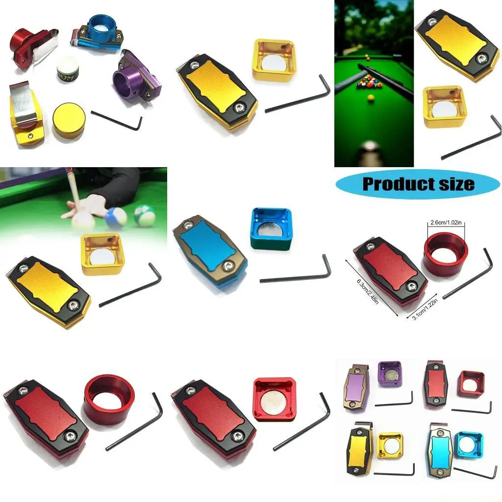 

Чехол для бильярдных мелков M5TC, держатель для мела с зажимом для ремня, аксессуары для снукера