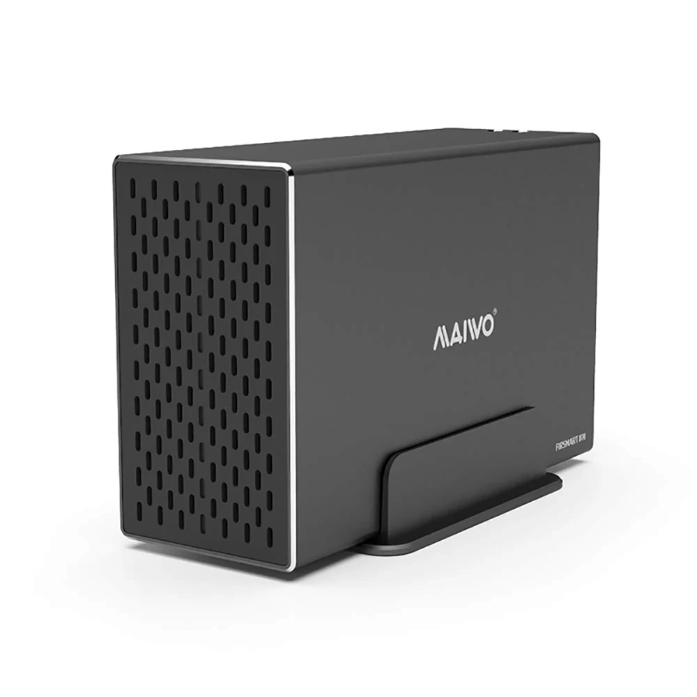 MAIWO 3,5 Zoll SATA RAID-Speichergehäuse Dual Bay Festplatten-Dockingstation zu USB3.1 Typ-C 10 Gbit/s unterstützt RAID 0/1 Modus – Detail 8