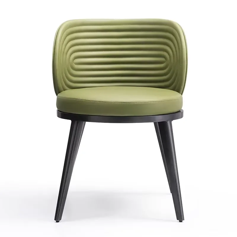 Italian Design Green Arc Shape Chair Modern Dining Restaurant Dining Room Chairs