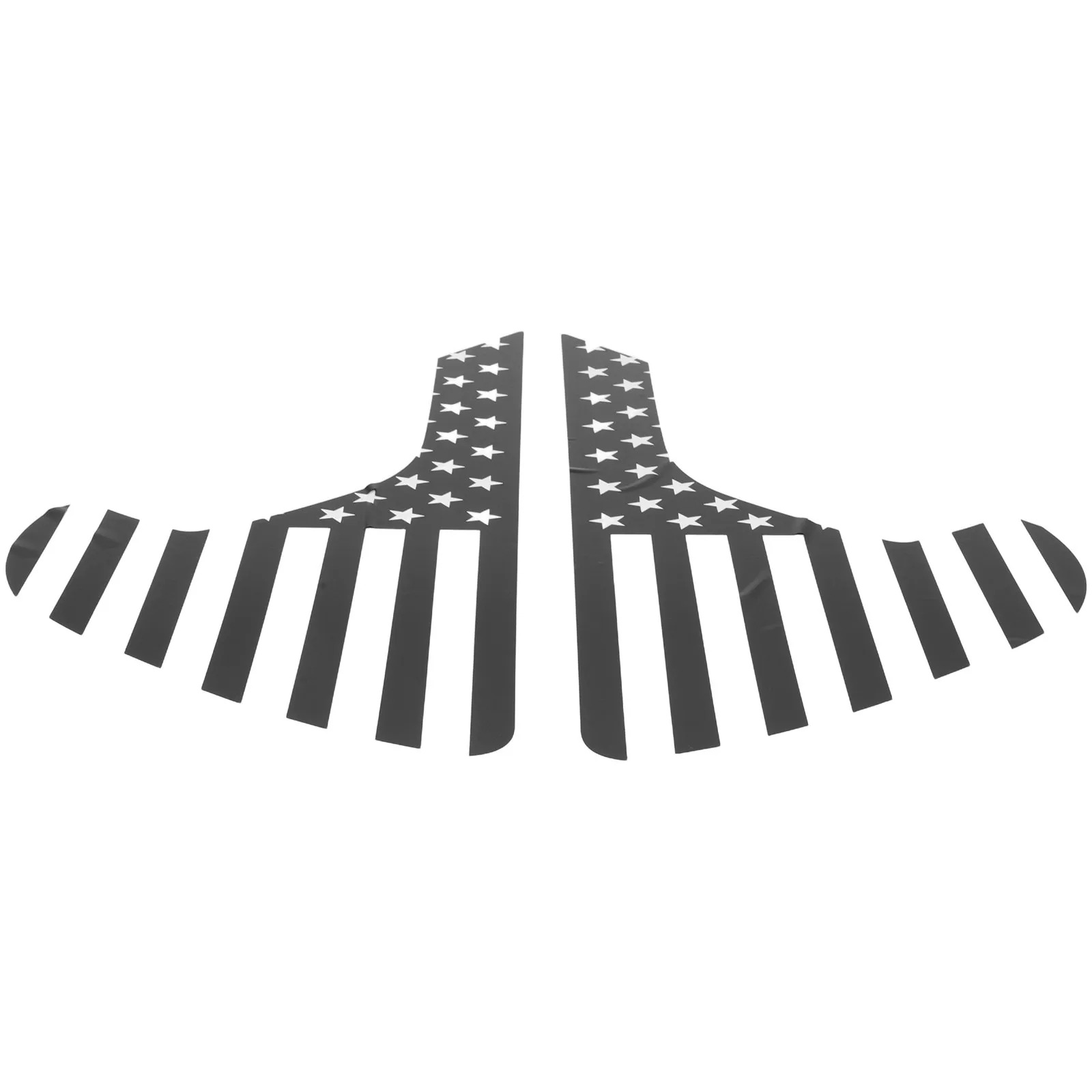 

1Pair American Flag Car Stickers for Side Vent Pet Auto Decals Easy Install No Paint Damage Vibrant Us Flag Vehicle Exterior