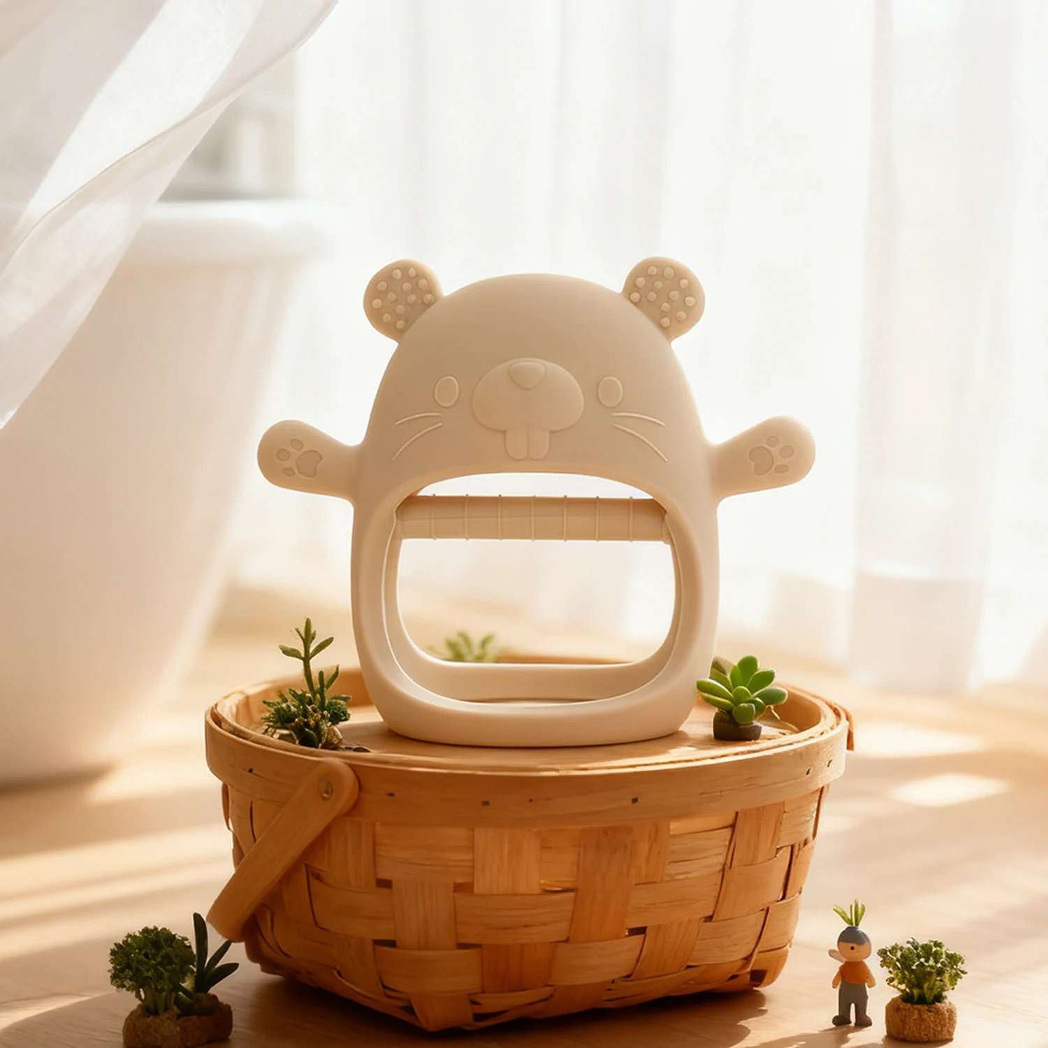 Baby Teething Toy Silicone Tee - Teething Mitten Baby 评论和价格