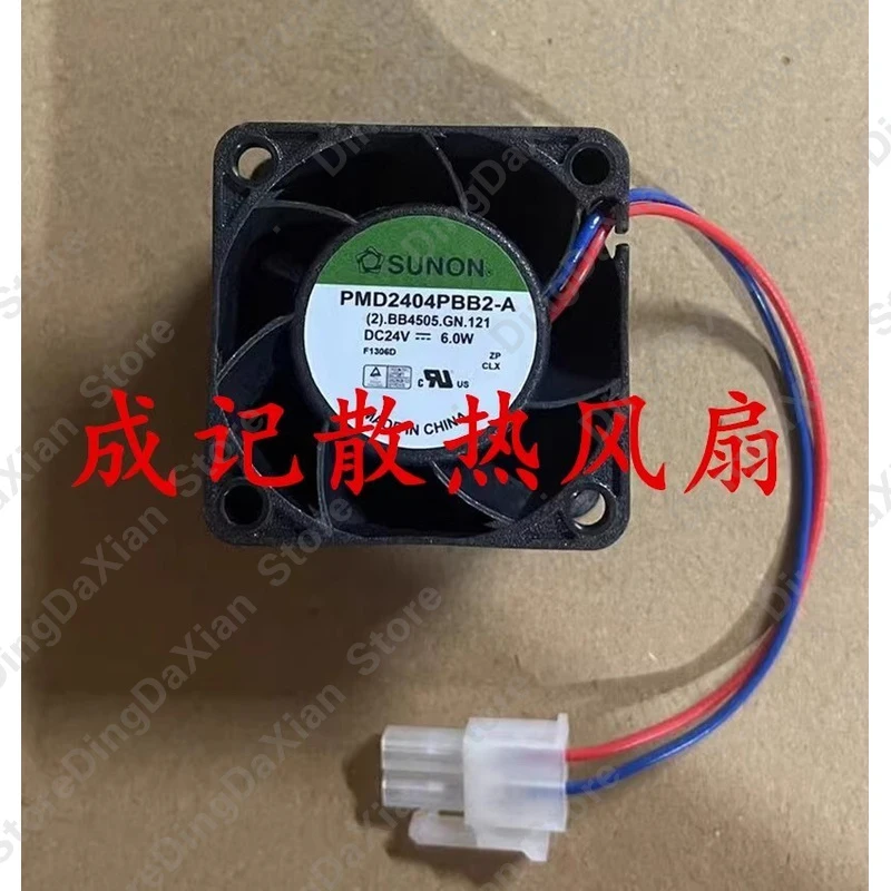 

H For SUNON PMD2404PBB2-A 4028 DC24V 6.0W 4CM 2-Pin Server Cooling Fan1pcs