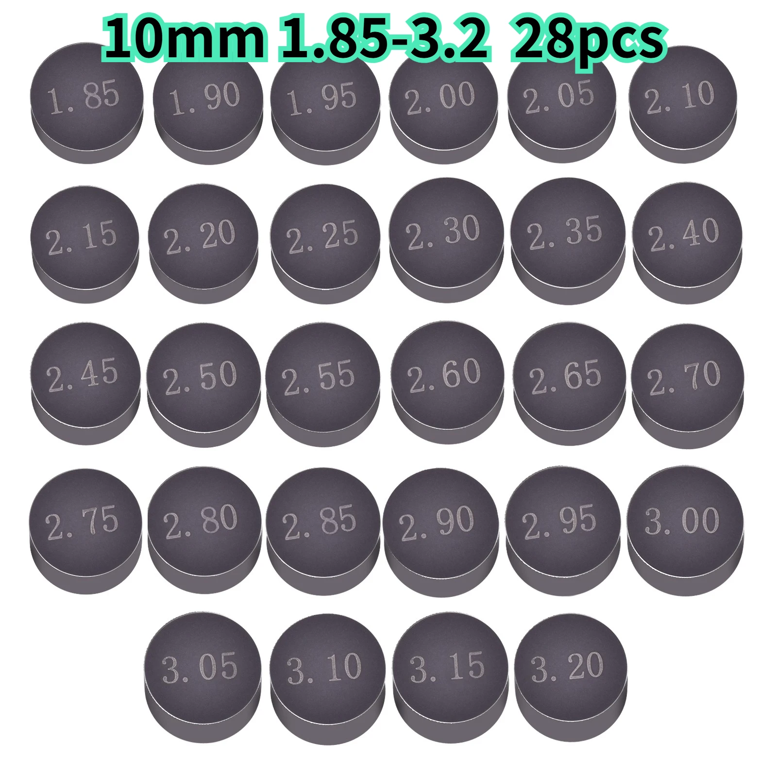 Für Suzuki Honda Yamaha Kawasaki Motorrad Einstellbare Ventilscheiben-Dichtung 7,48mm 9,48mm 8,85-8,9 10mm 1,2-4,0 1,225-3,475 1,72-2,6 – Detail 12