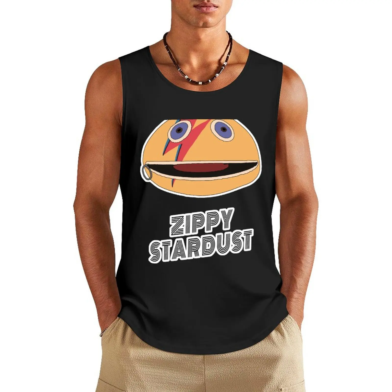 Zippy Stardust Tank Top Men's summer clothes 2024 t shirt