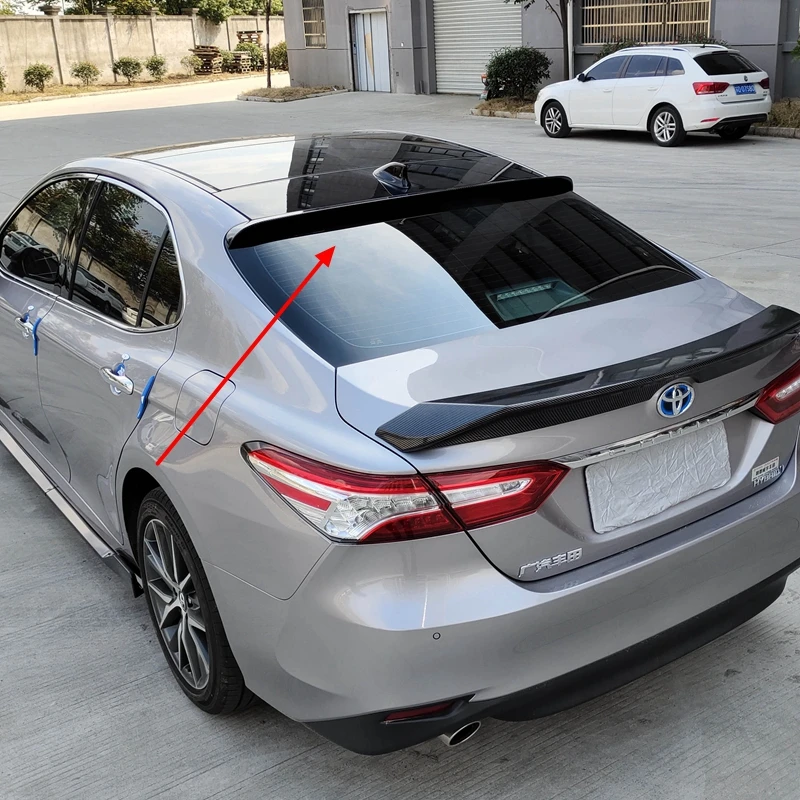 

2018+ For Toyota Camry Spoiler High Quality ABS Material Car Rear Wing Primer Color Rear Spoiler