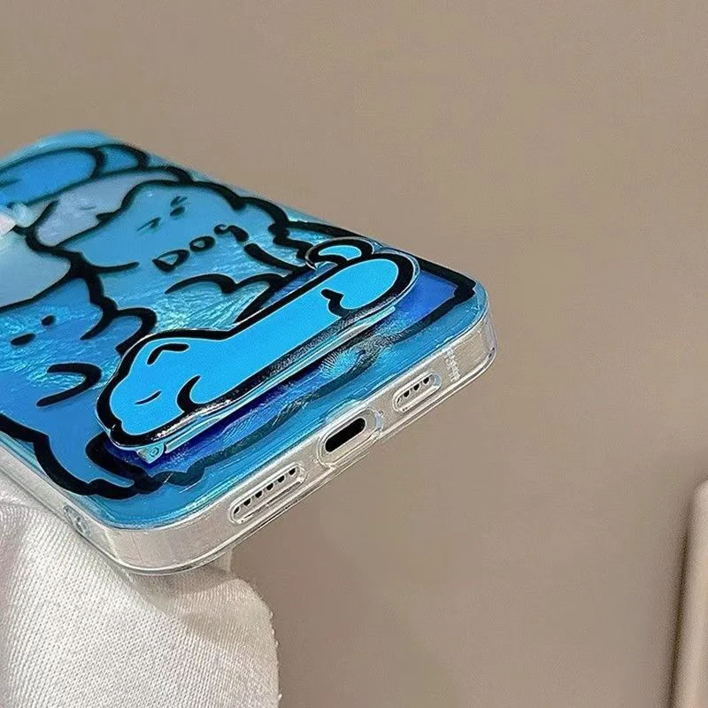 For iPhone 17 16E 16 15 14 13 12 11 Pro Max Case Simple Fashion Cat Dog Pattern Phone Case For iPhone XS Max XR X 7 8 Plus Cover