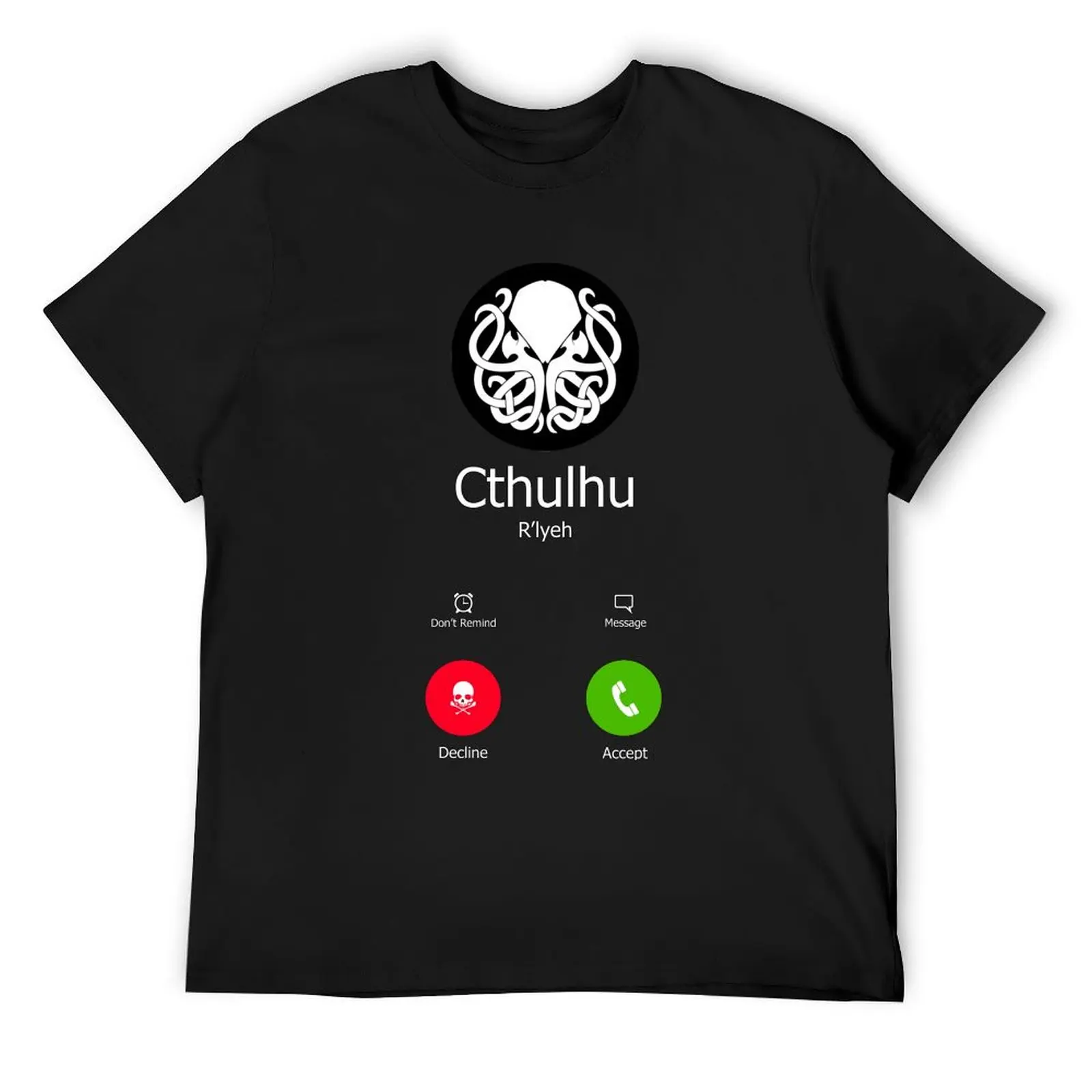 

The Call of Cthulhu T-Shirt vintage t shirts quick-drying customs mens designer clothes