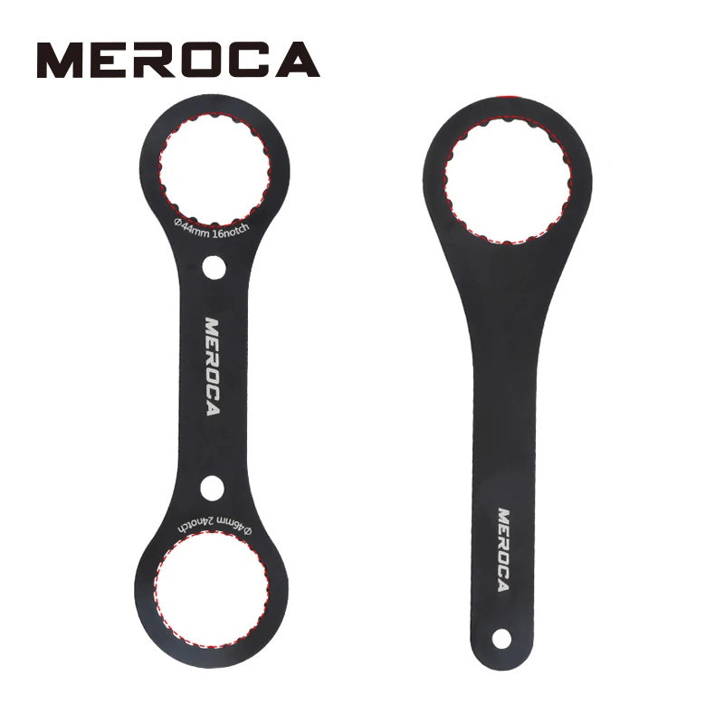 MEROCA Fahrrad Tretlager Schlüssel 44mm 46mm 49mm 16/24 Kerbe Für IXF BB51 BB52 DUB Installieren Reparatur fahrrad Werkzeug