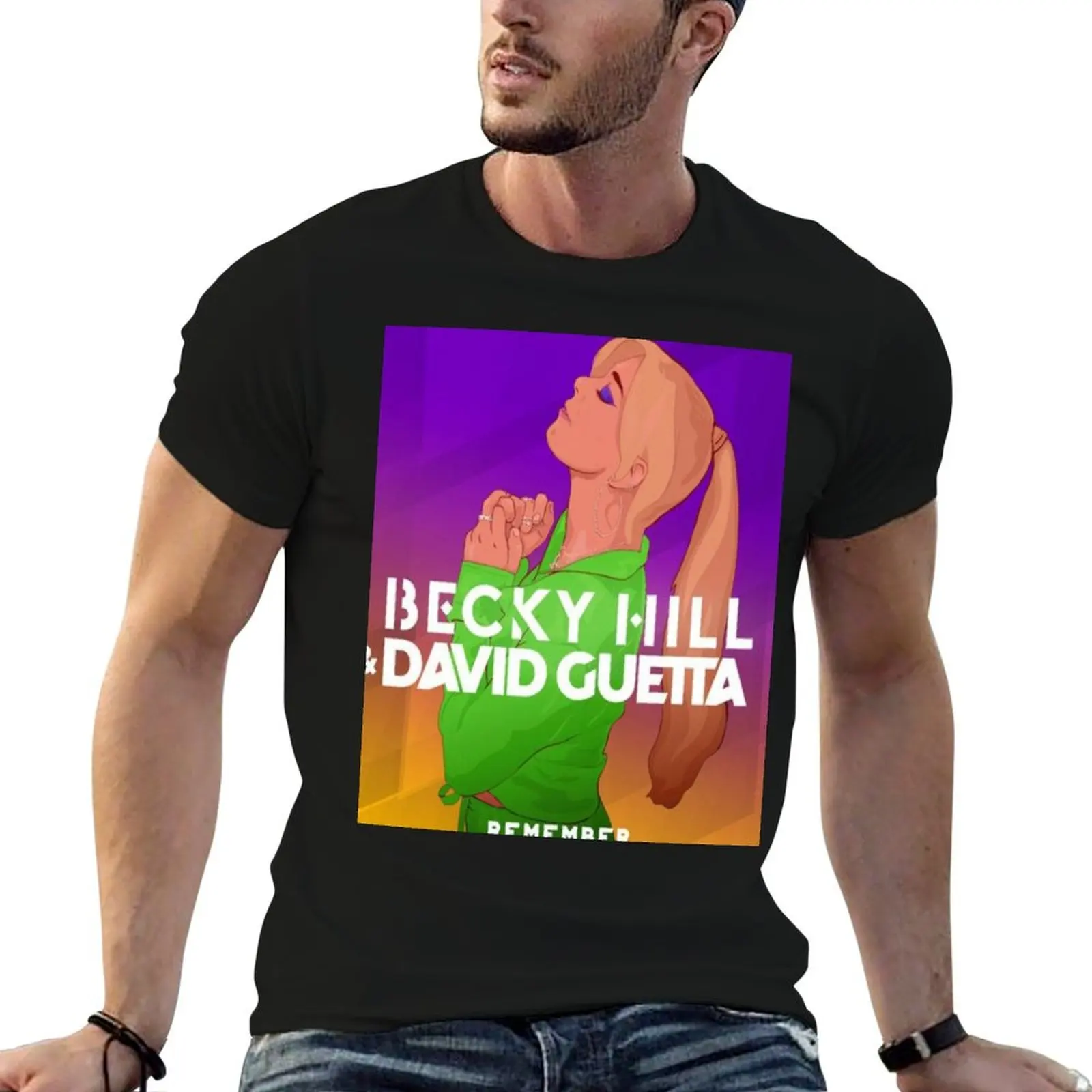 

Футболка Becky Hill, мужская хлопковая мужская футболка, дизайнерская футболка