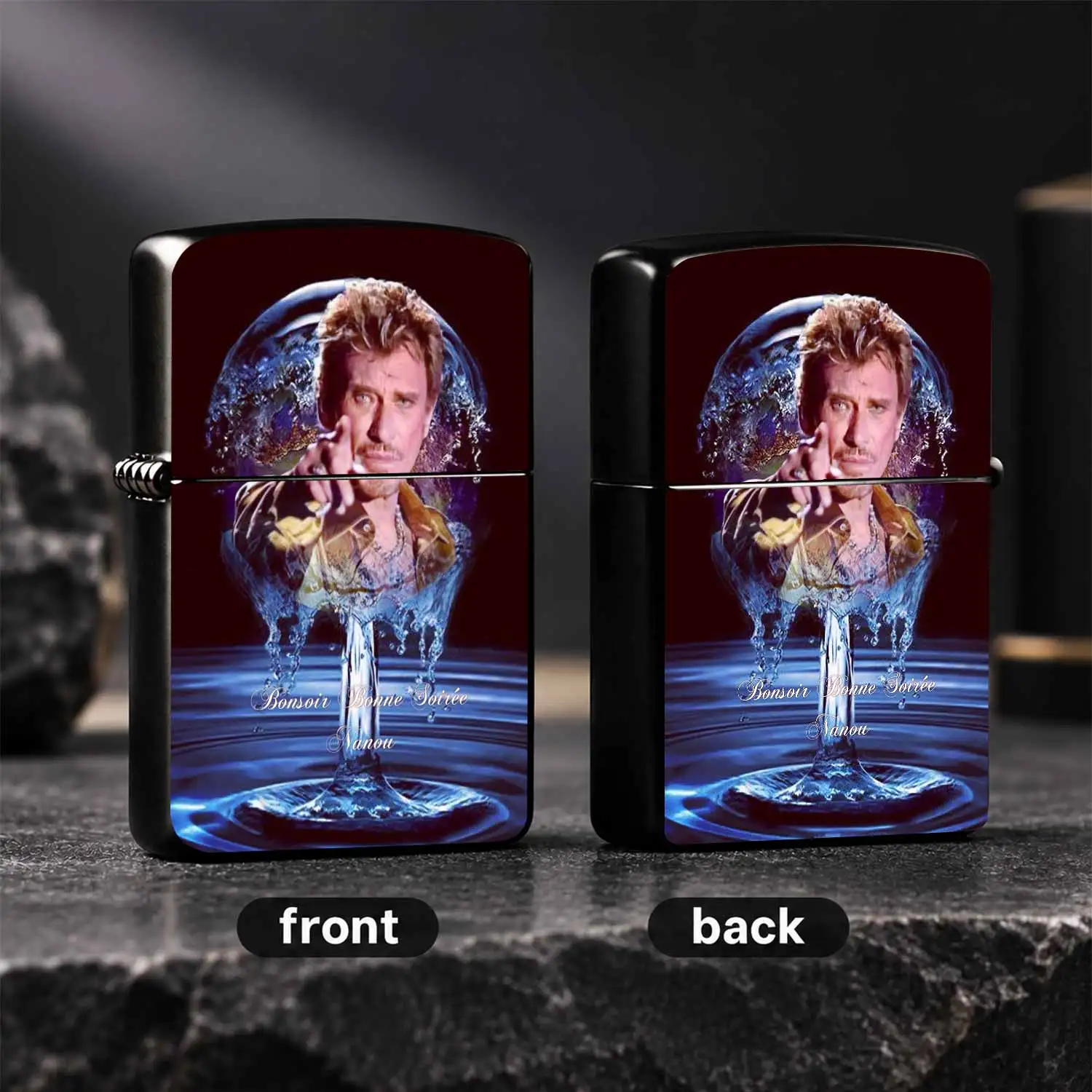 Creative Art Portrait Themed Portable Lighter, Atmospheric Desktop Carry-On Decor, Ideal Gift for Gatherings, Thoughtful Present for Friends, Exquisite Practical Collectible, Fits All Kinds of Daily Scenarios for Persona Humorous and intere