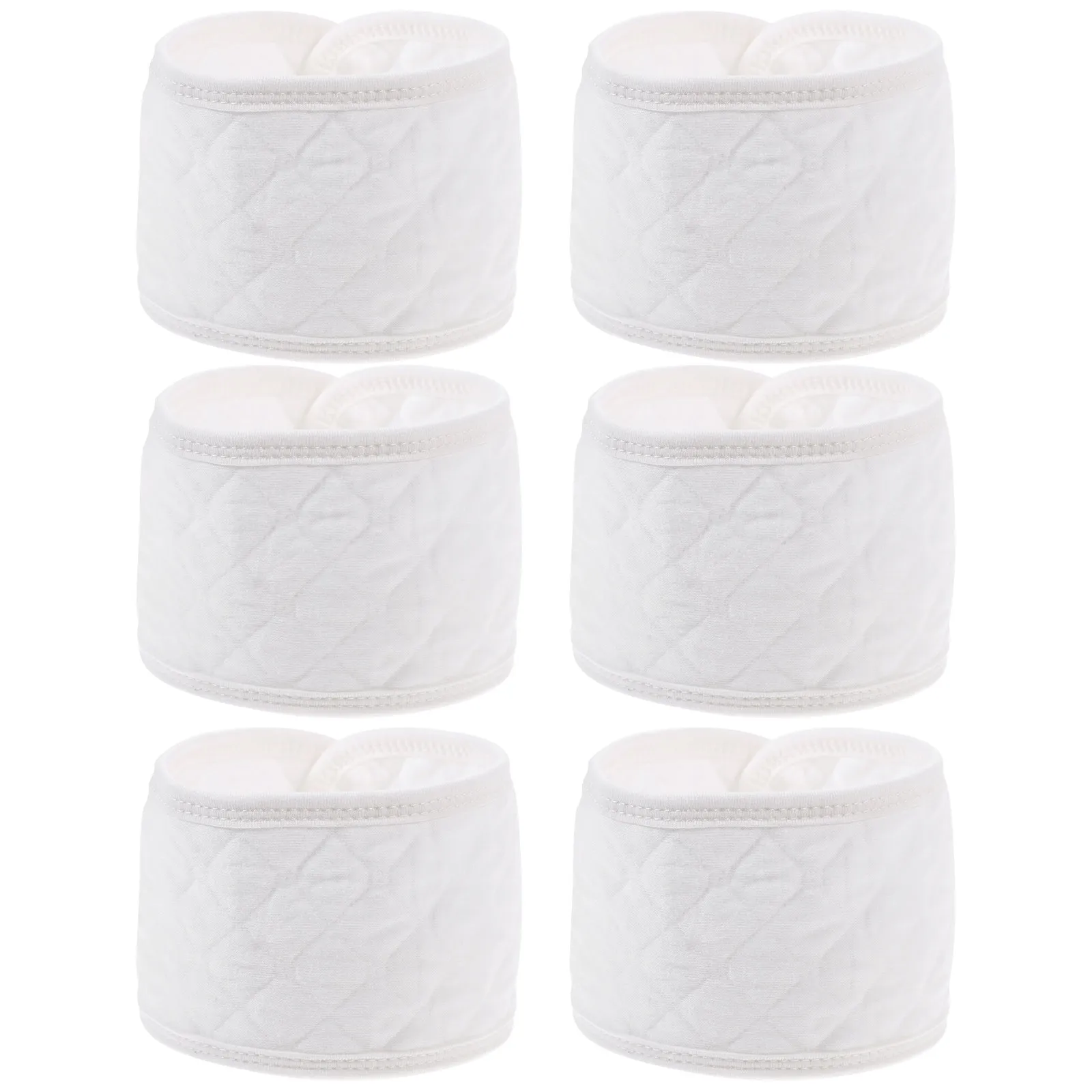 

6 шт. Дышащие хлопковые пупочные повязки для новорожденных, многоразовые бандажи для защиты животика младенца