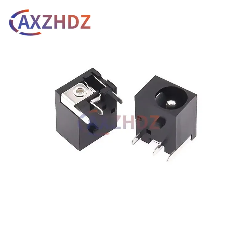 

10PCS DC044 5.5×2.1mm 5.5×2.5mm DC Connectors Metal Plug Female Jack Laptops Square Power Socket 5.5*2.1mm 5.5*2.5mm DC-044A