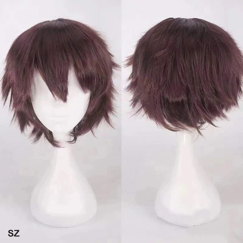 

Cosplay wigs Synthetic Hair Short wig with Bangs Straight Fluffy Halloween Wigs Christmas Party Costume Cosplay Tools