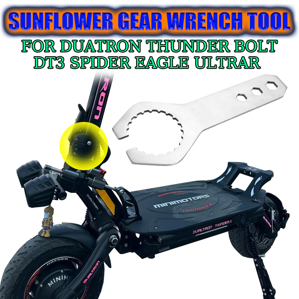 

Duatron-Thunder Bolt DT3 Spider Eagle Ultrar Electric Scooter, Folding Sunflower Tool, Gear Wrench