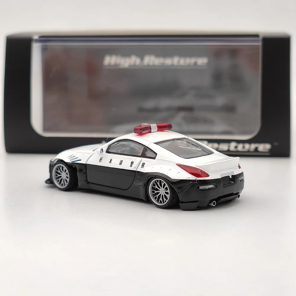 High Restore 1/64 Fairlady Z 350Z NFS Police Car Models Diecast Toys Limited Collection Gifts