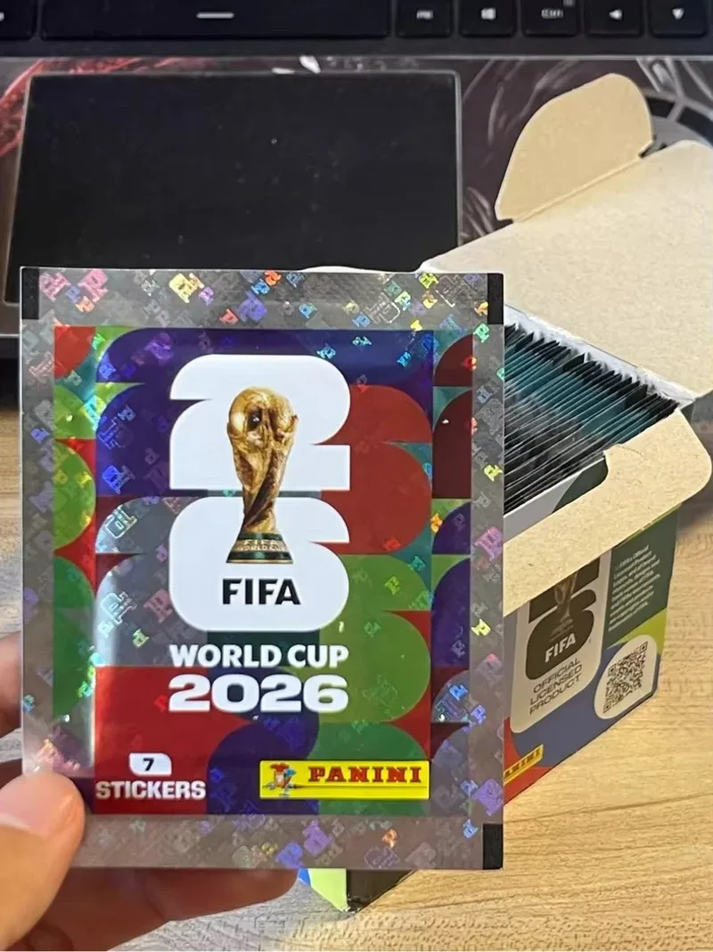 Official Genuine Panini 2026 FIFA World Cup Collect Football Stickers Pack Card Album Collect Premium Edition Football Souvenir