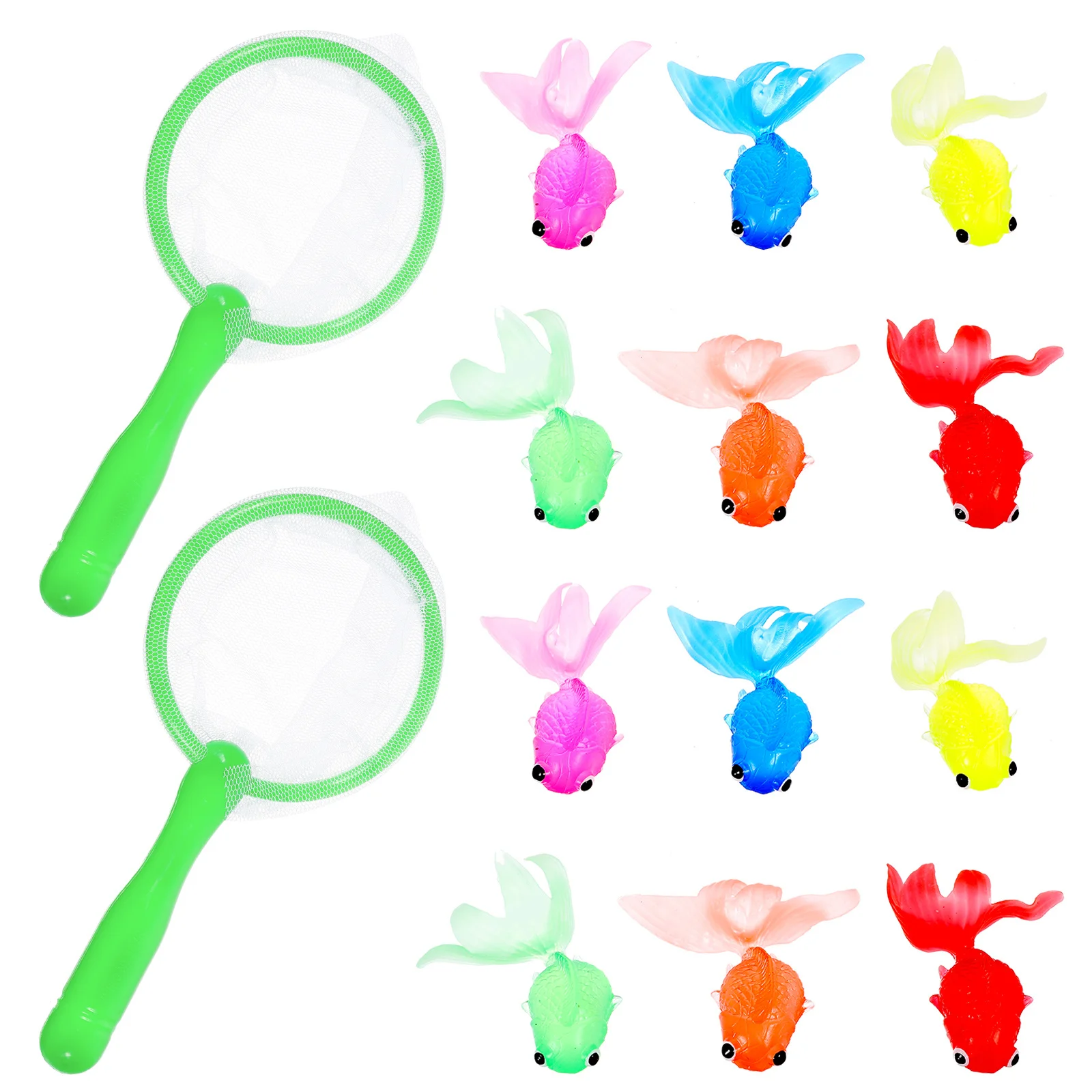 لعبة صيد السمك المطاطية المطاطية الناعمة لعبة صيد الأسماك الذهبية لعبة حمام الأطفال ألعاب حوض السمك مجموعة اللعب زخرفة تعليمية