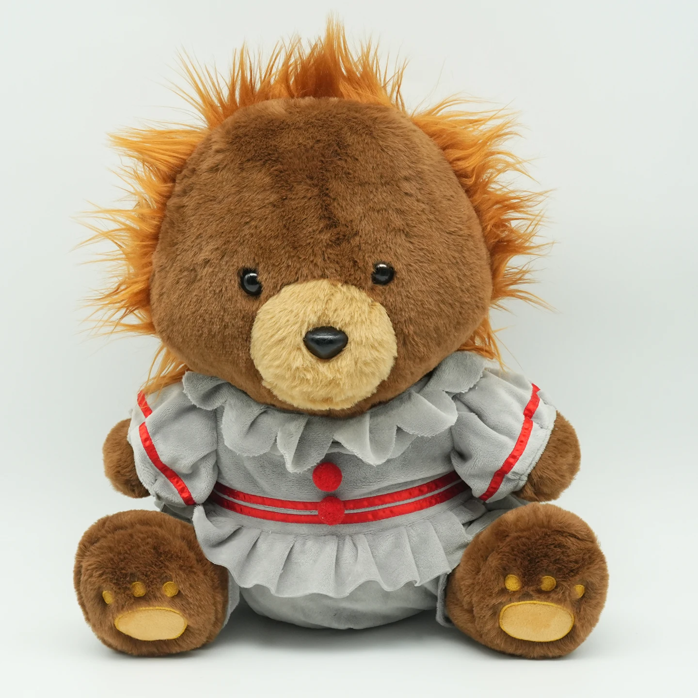 2026 New Cartoon Bear Plush Doll Halloween Horror Bear with Mask Plush Toys Ghost Facing Stuffed Toys Home Decor Gifts