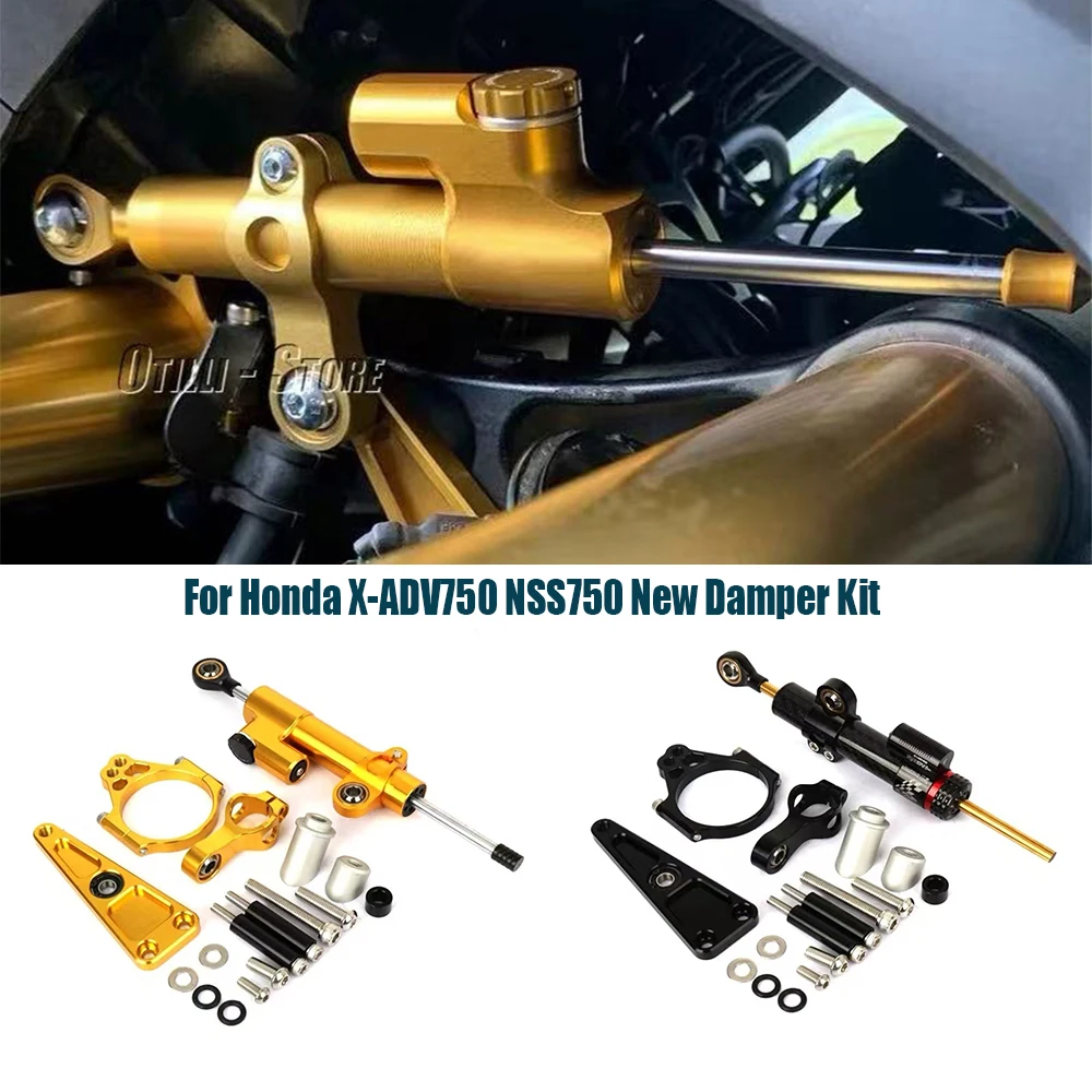 

New Motorcycle Directional Damper Shock Absorber Stabilizer Steering DampersFor Honda X-ADV750 2017- NSS750 2021- x-adv 750