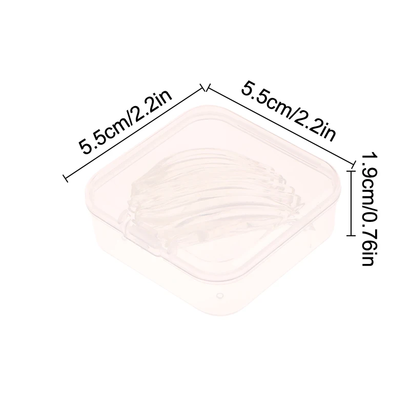 5Pairs Reusable Silicone Eyelash Perm Rods - Washable Lash Lifting Pads Curler Shields