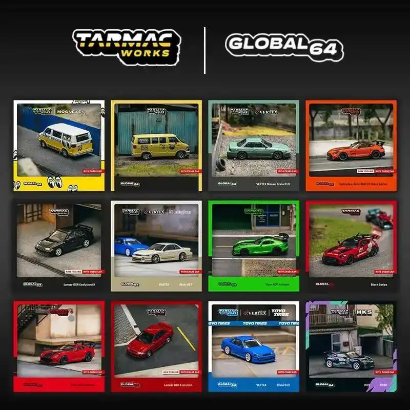 

Tarmac Works 1:64 Koenigsegg Pagani Mercedes Benz AMG GT Silvia S13 RAM VIPER GR86 F1 Imola CC850 KPGC10 Литая под давлением модель автомобиля игрушка