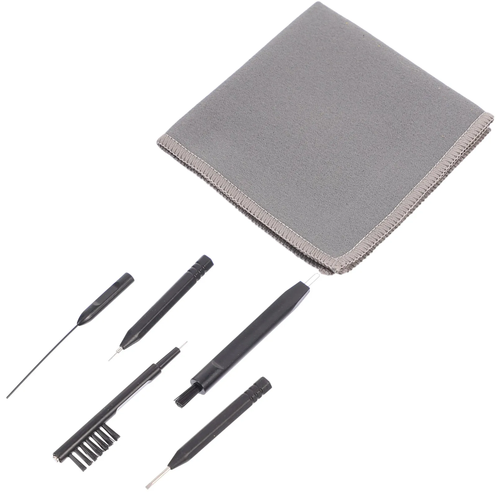 6Pcs Hearing Aid Cleaning Kit Professional Durable Universal Brush Accessories Easy to Use Hearing Amplifier Care Tool