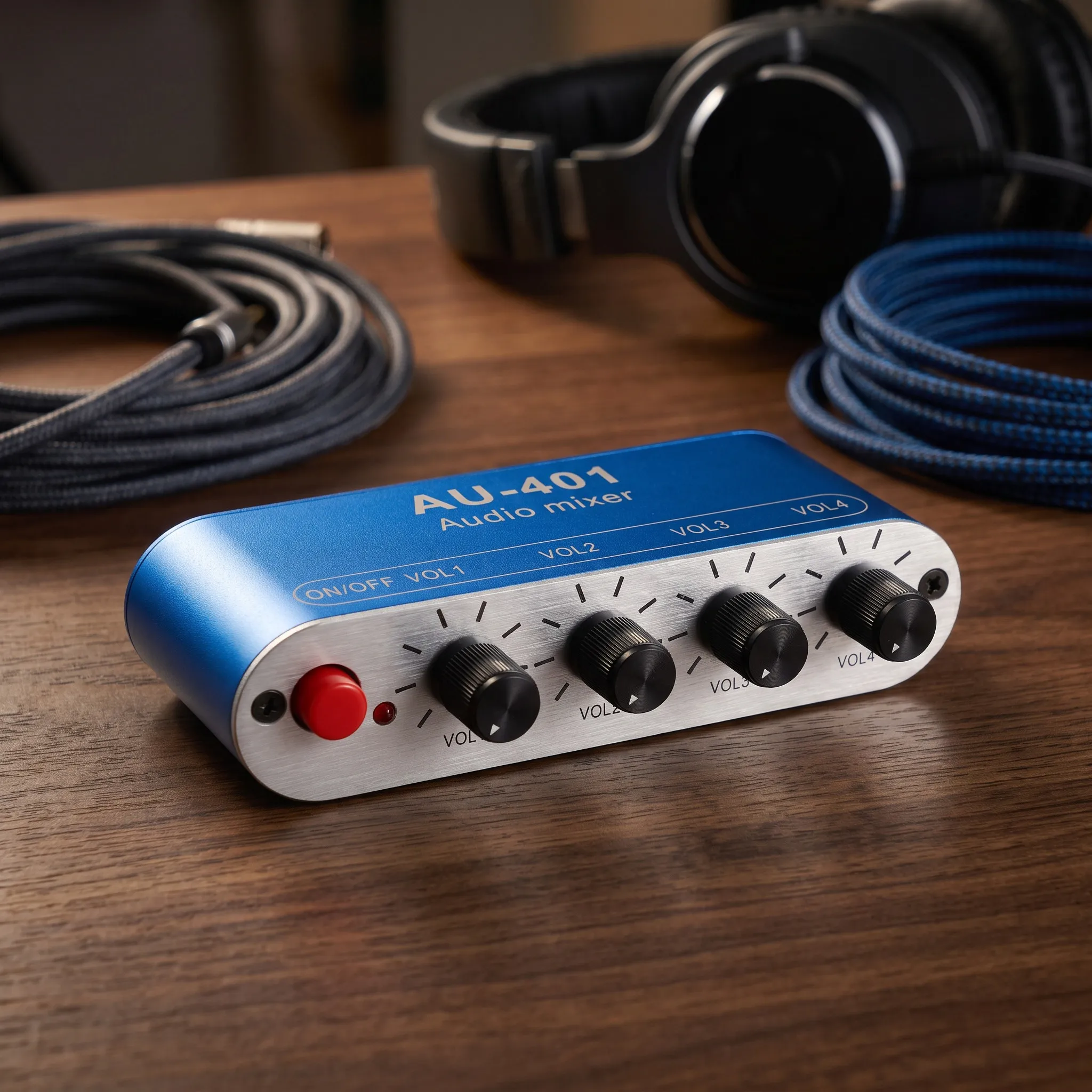 4 Channel Audio Mixer Compact - Portable Amplifier Mini review and price